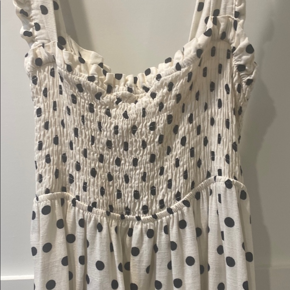 Zara polka dot maxi dress